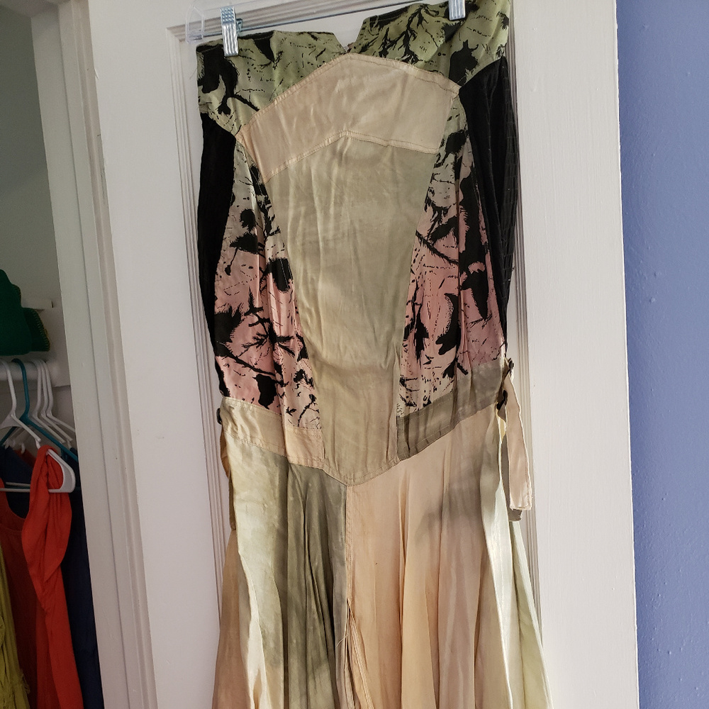 Muted Mermaid Skirt with Straps